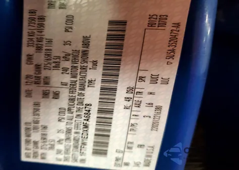 2021 Ford F150 Supercrew from USA, damaged, VIN 1FTFW1EDXMFA68478